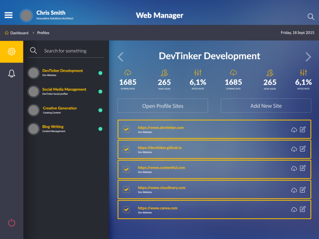 Web Manager