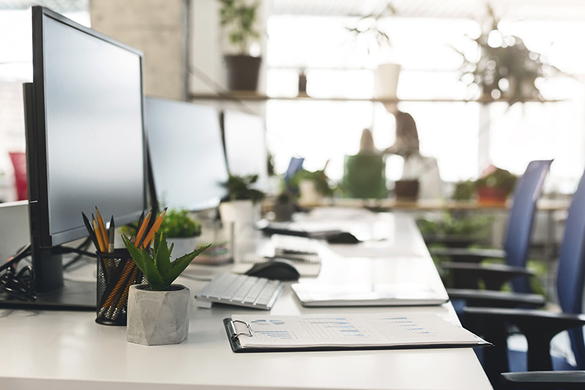 Workspace, Empty Desks